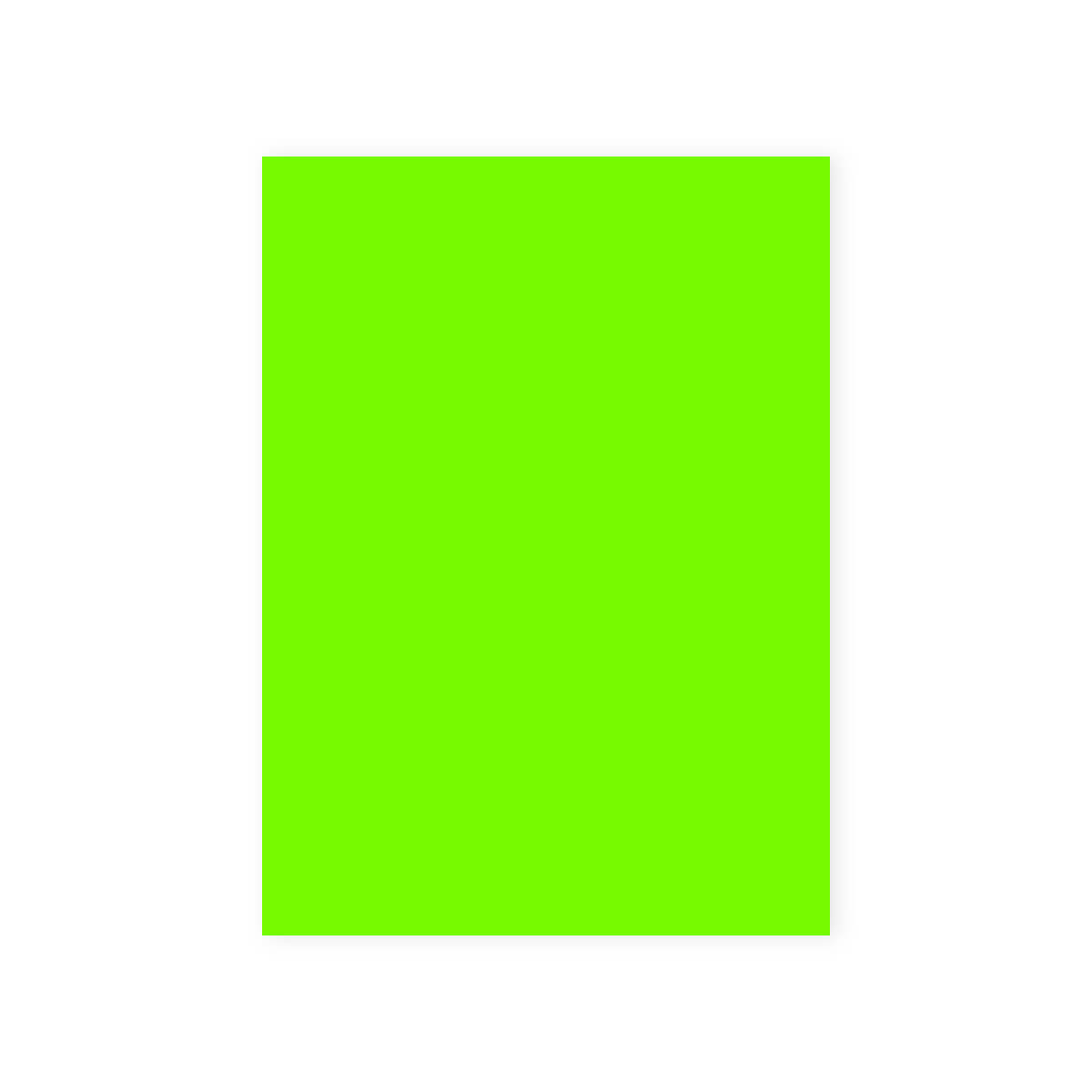 A4 NEON GREEN CARD 260GSM