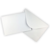 A5 WHITE HAMMER CARD BLANKS AND WHITE ENVELOPES (PACK OF 10)